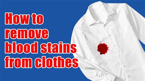 how to get rid of fake blood stains on clothes|blood in clothing remove tricks.